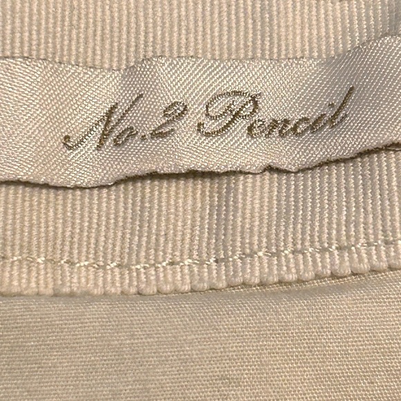 J. Crew No.2 pencil skirt in purple and cream paisley. Size 4 - Picture 6 of 8